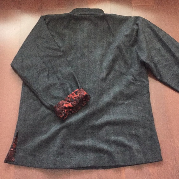 Men’s Chinese Kung Fu Wool Jacket Sz XXL - Picture 5 of 5